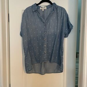 Cloth and Stone Anthropologie Chambray Denim Shirt